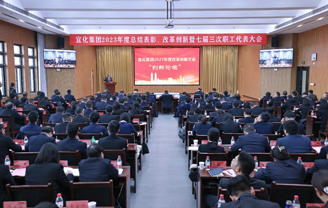 王大真總結(jié)講話 宜化集團(tuán)2023年度總結(jié)表彰、改革創(chuàng)新暨七屆三次職工代表大會(huì)勝利閉幕(圖3)