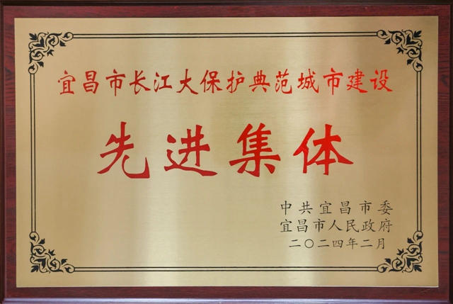 祝賀！股份公司榮獲宜昌市長(zhǎng)江大保護(hù)典范城市建設(shè)先進(jìn)集體稱號(hào)(圖2)